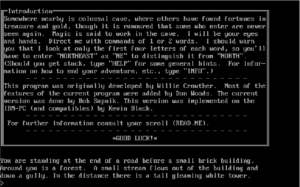 text based adventure games browser